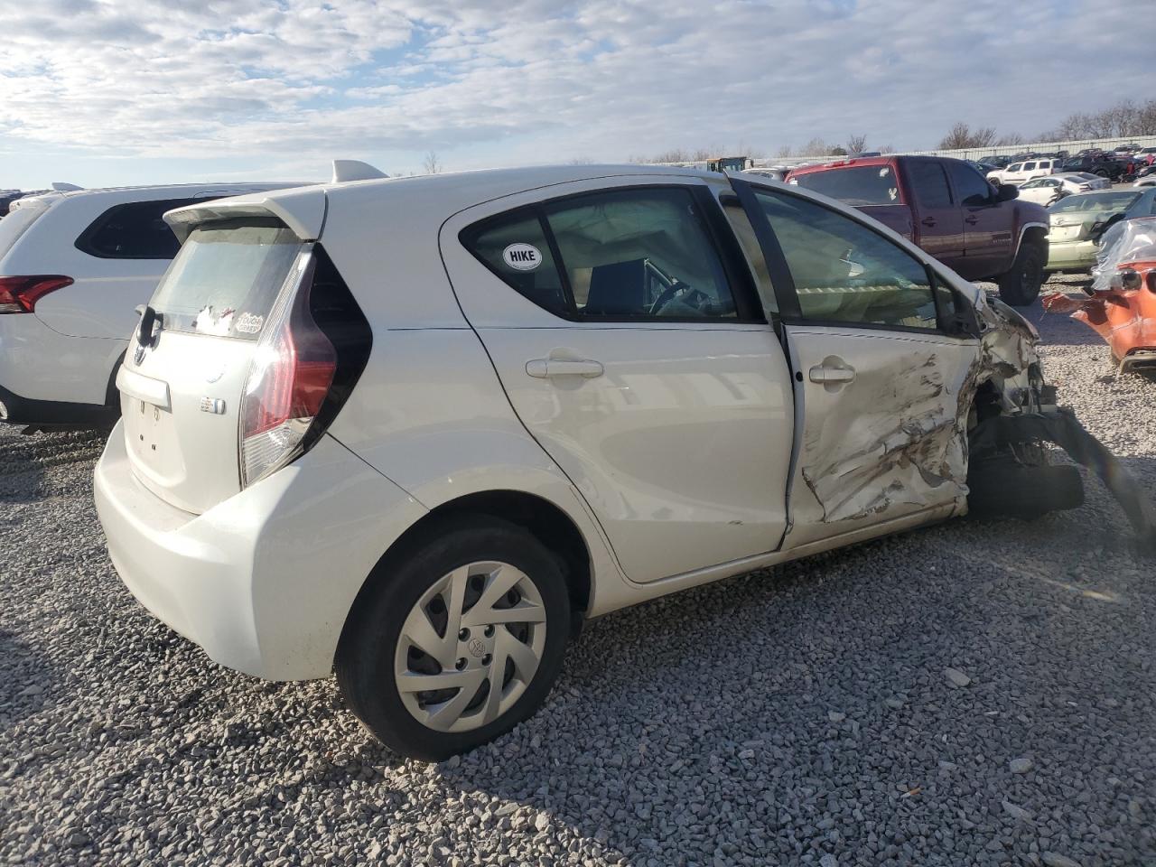 2015 Toyota Prius VIN JTDKDTB33F1584838 Copart auction photo, all over damage thumbnail 3