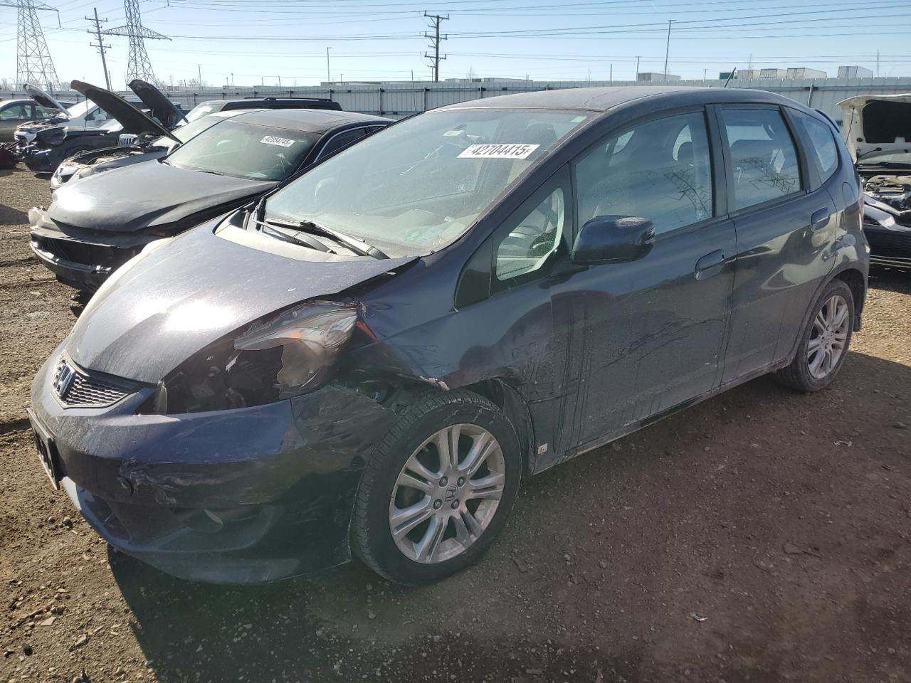 2010 Honda Fit VIN JHMGE8H49AS003330