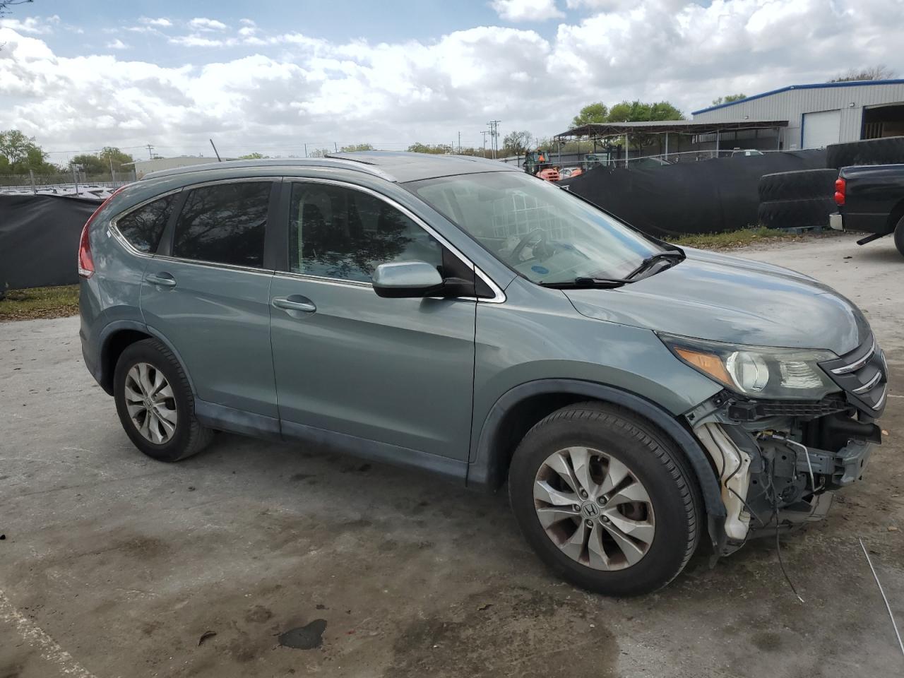 2012 Honda CR-V VIN JHLRM3H70CC001492 Copart auction photo, front end damage thumbnail 4