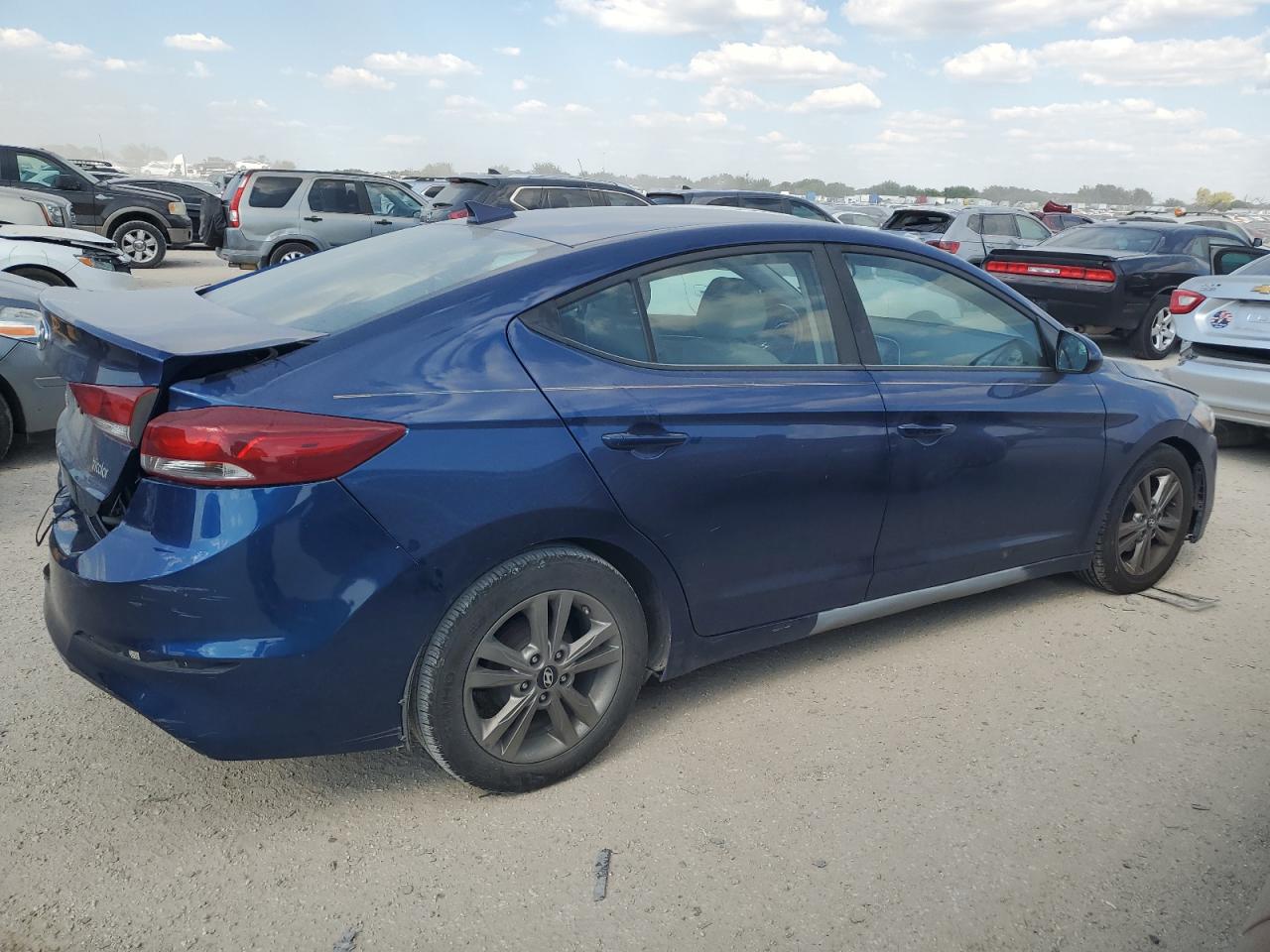2017 Hyundai Elantra VIN 5NPD84LF5HH097597 Copart auction photo, rear end damage thumbnail 3