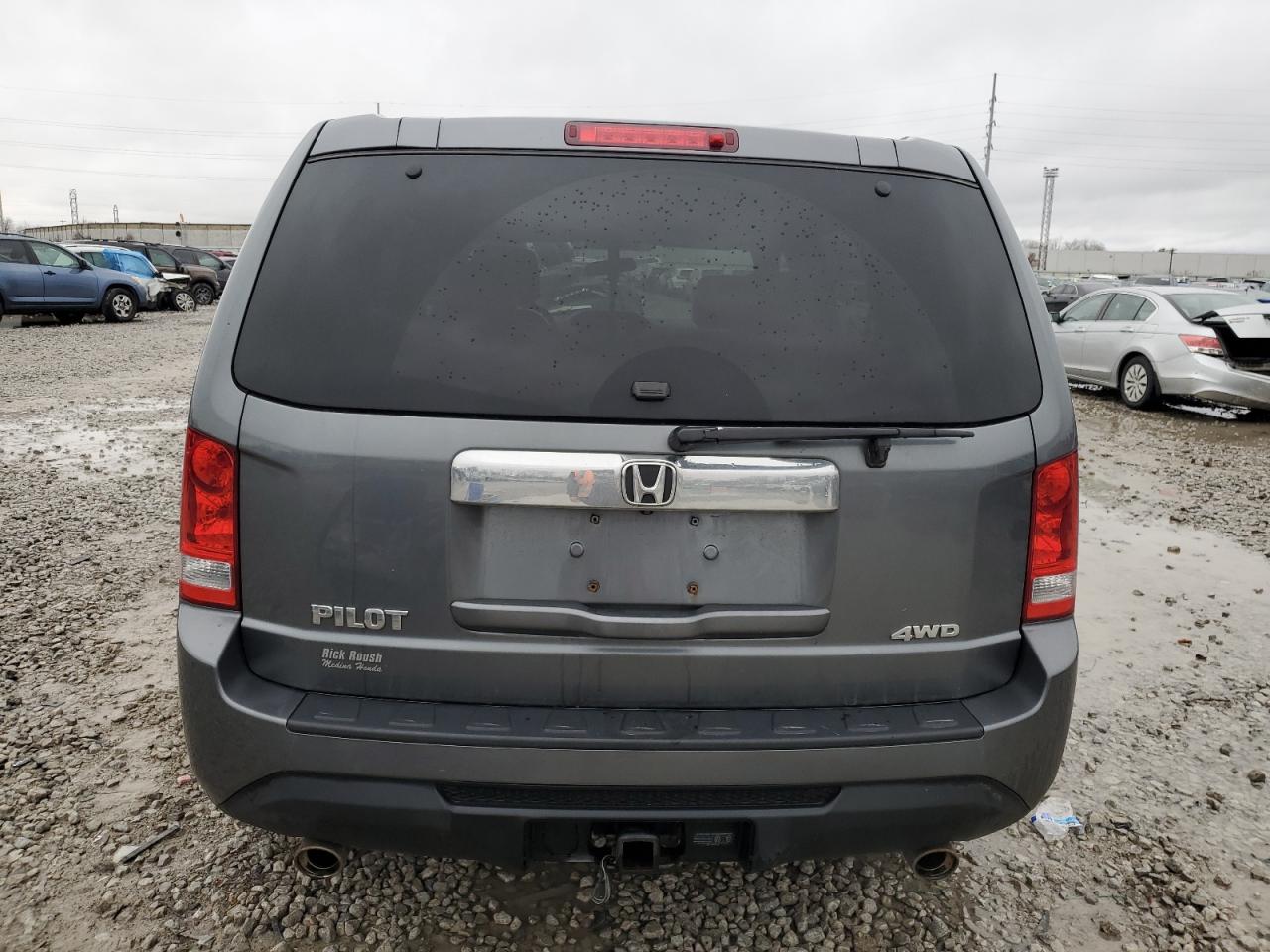 2013 Honda Pilot VIN 5FNYF4H49DB023526 Copart auction photo, front end / minor dent/scratches damage thumbnail 6