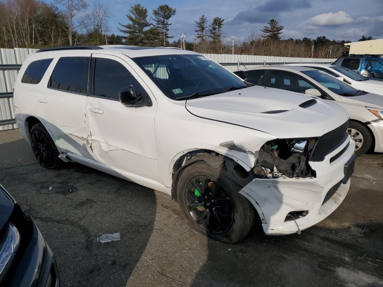 2019 Dodge Durango VIN 1C4RDJDG6KC560163 Copart auction photo, all over damage thumbnail 4