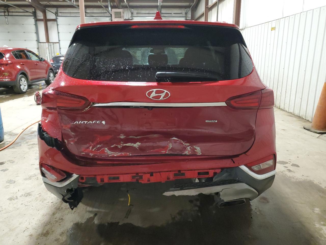 2020 Hyundai Santa Fe VIN 5NMS3CAD6LH274892 Copart auction photo, front end / rear end damage thumbnail 6