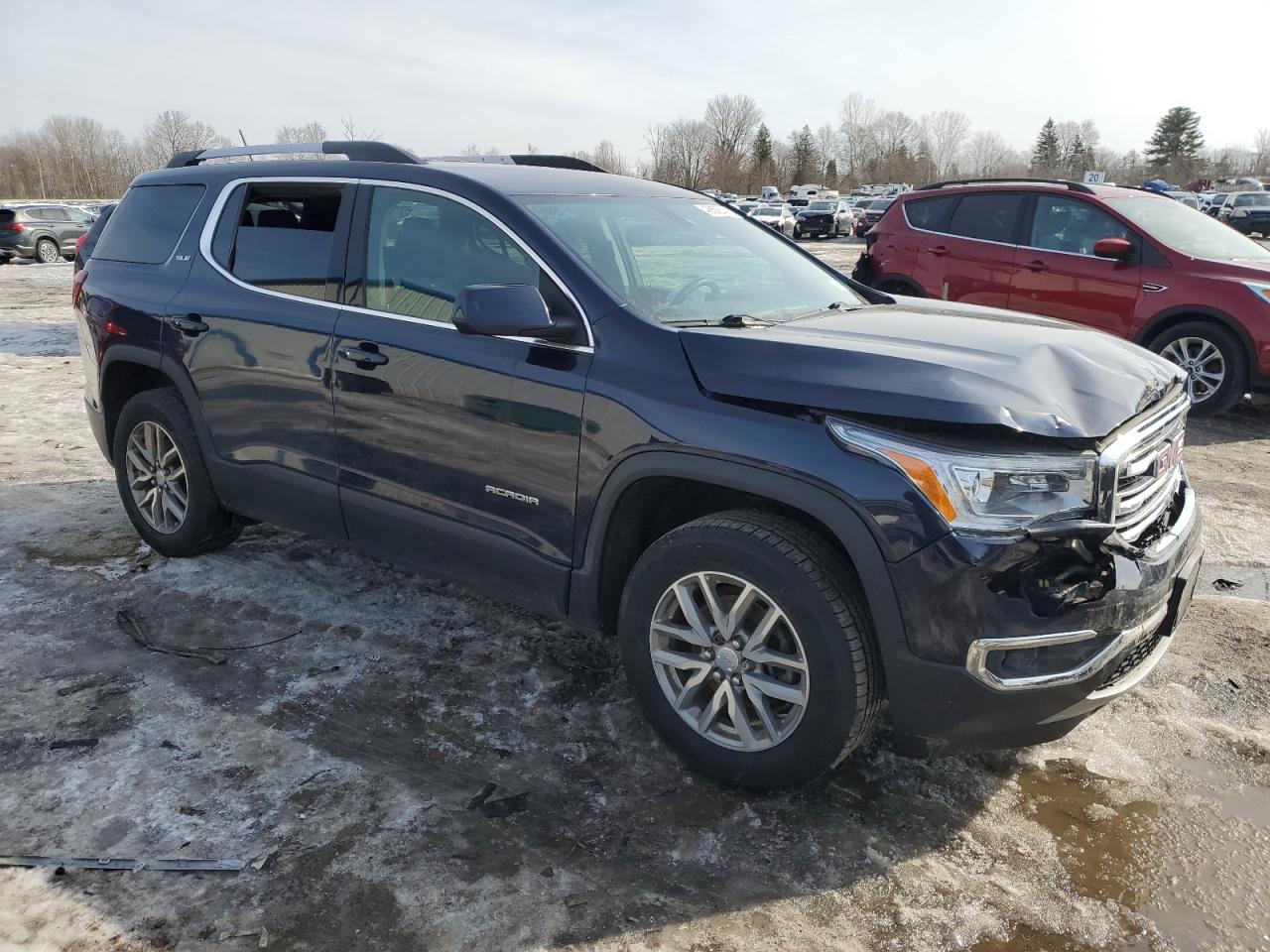 2017 GMC Acadia VIN 1GKKNSLA0HZ154696 Copart auction photo, front end / minor dent/scratches damage thumbnail 4