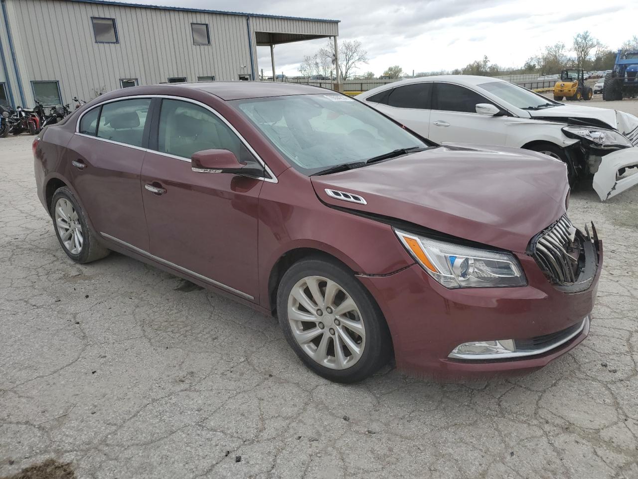 2015 Buick LaCrosse VIN 1G4GB5G36FF144742 Copart auction photo, front end damage thumbnail 4