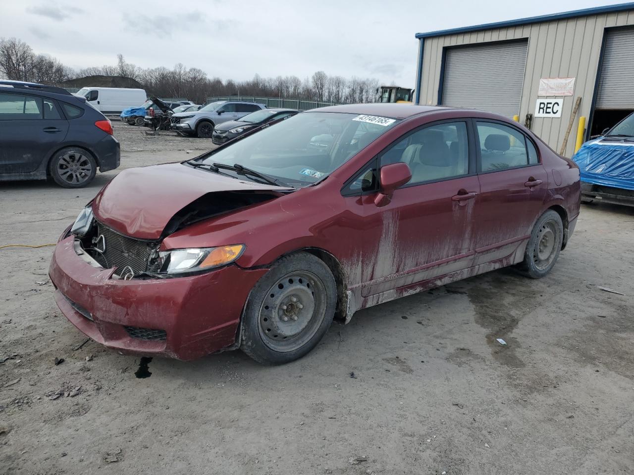 2010 Honda Civic VIN 2HGFA1F57AH551489