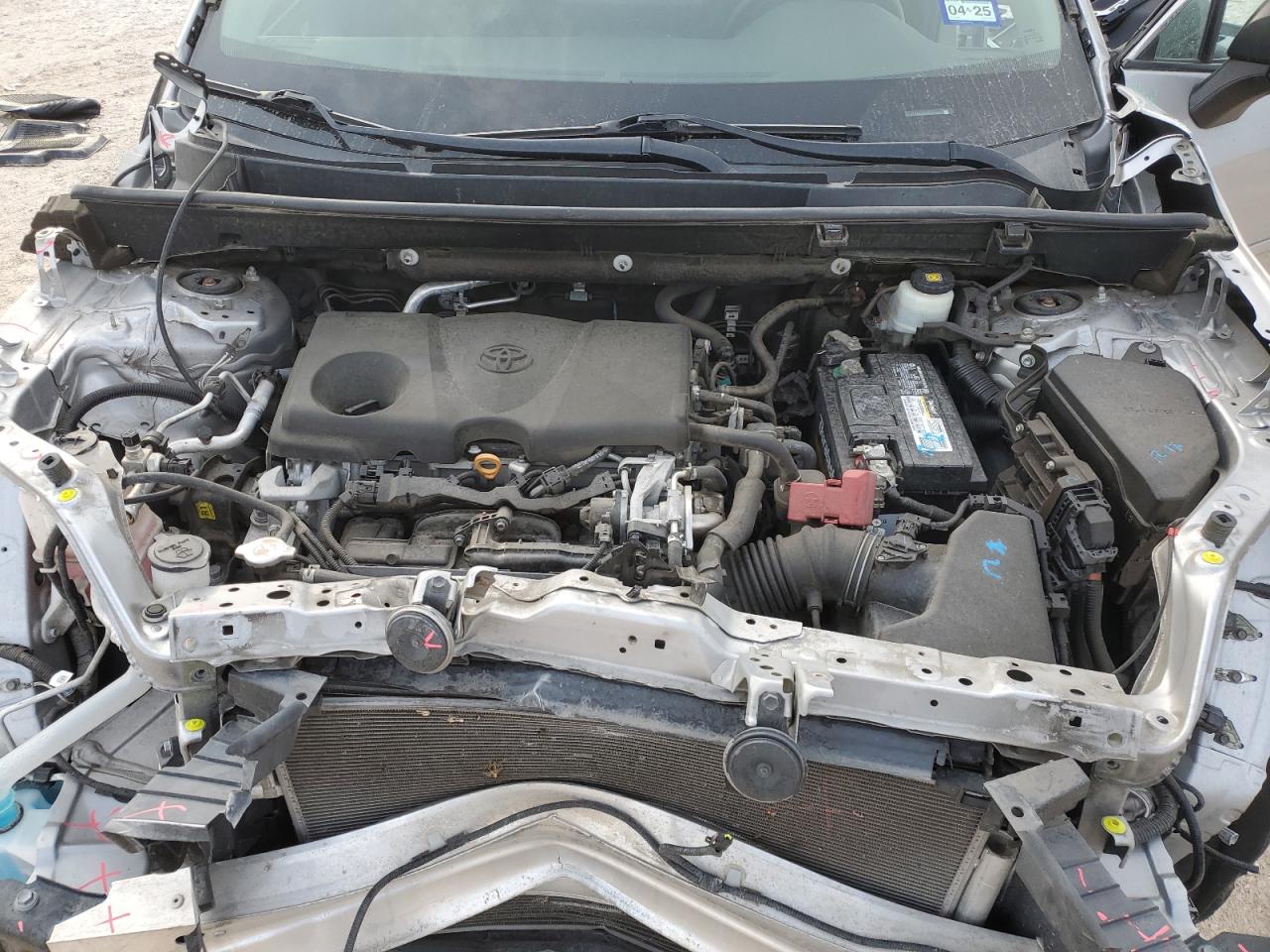 2019 Toyota RAV 4 VIN 2T3F1RFV5KC021070 Copart auction photo, all over damage thumbnail 14