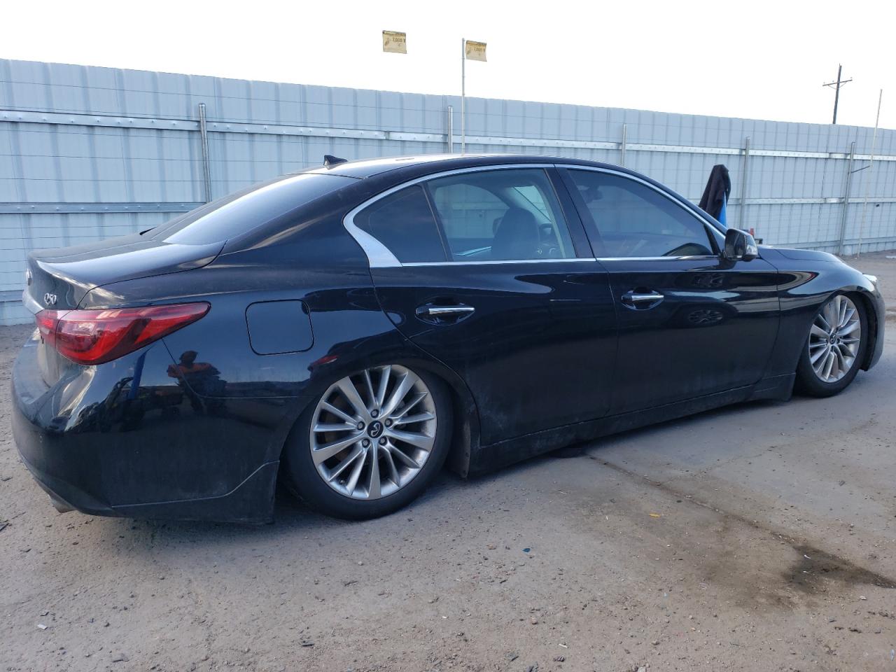 2021 Infiniti Q50 VIN JN1EV7BP9MM700661 Copart auction photo, undercarriage / minor dent/scratches damage thumbnail 3