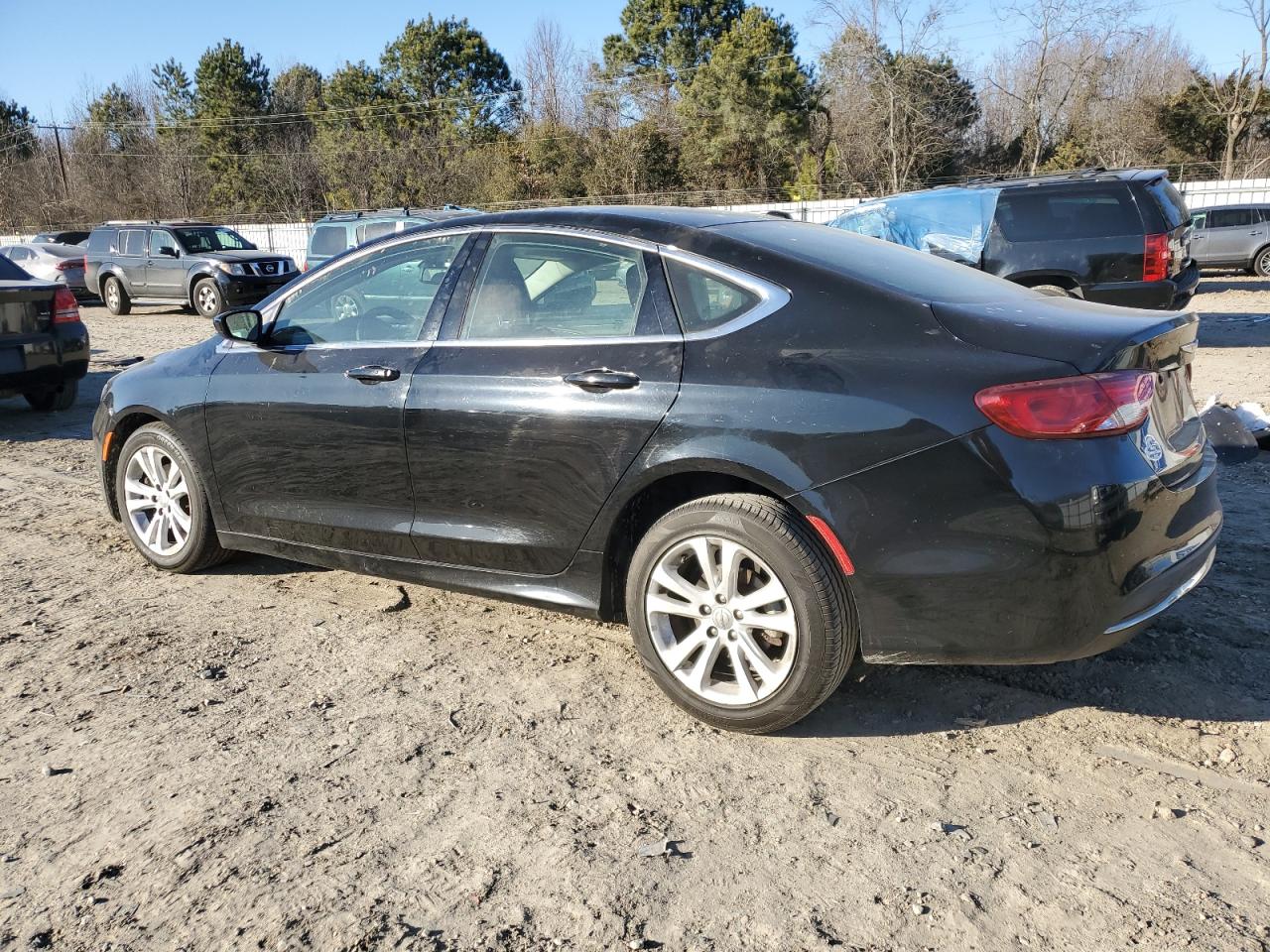 2016 Chrysler 200 VIN 1C3CCCAB7GN106405 Copart auction photo, front end / side damage thumbnail 2