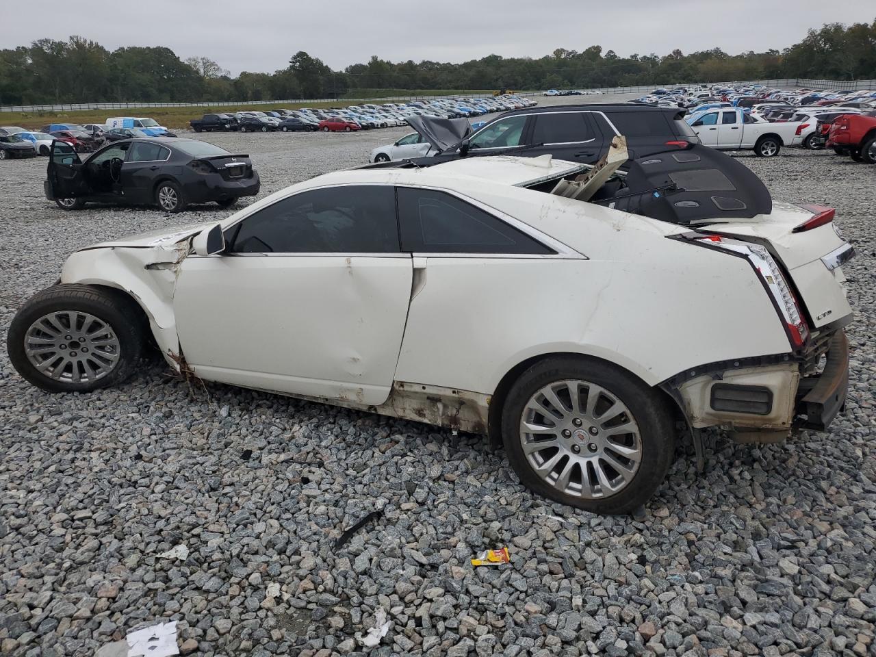 2014 Cadillac CTS VIN 1G6DD1E37E0189903 Copart auction photo, rollover damage thumbnail 2