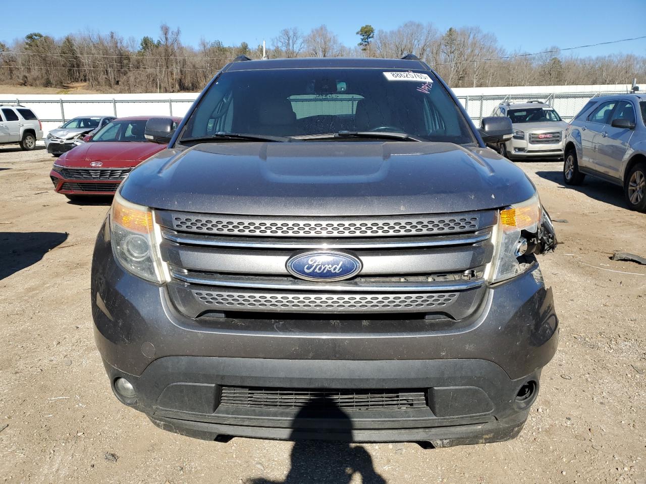 2014 Ford Explorer VIN 1FM5K7F95EGA62471 Copart auction photo, front end / side damage thumbnail 5
