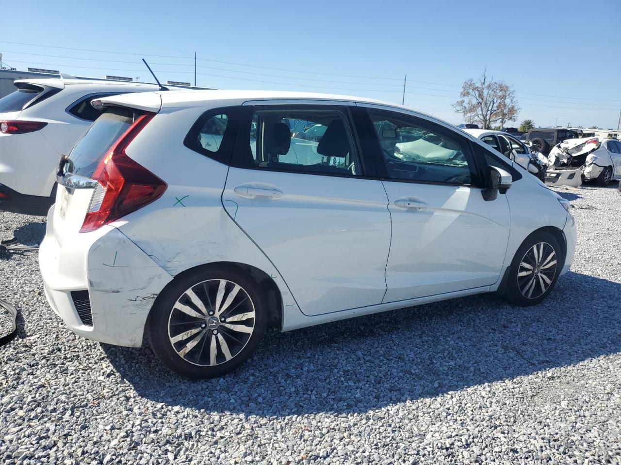 2015 Honda Fit VIN 3HGGK5H84FM746295 Copart auction photo, rear end damage thumbnail 3