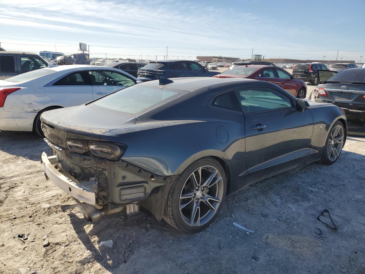 2020 Chevrolet Camaro VIN 1G1FB1RS2L0130907 Copart auction photo, rear end / side damage thumbnail 3