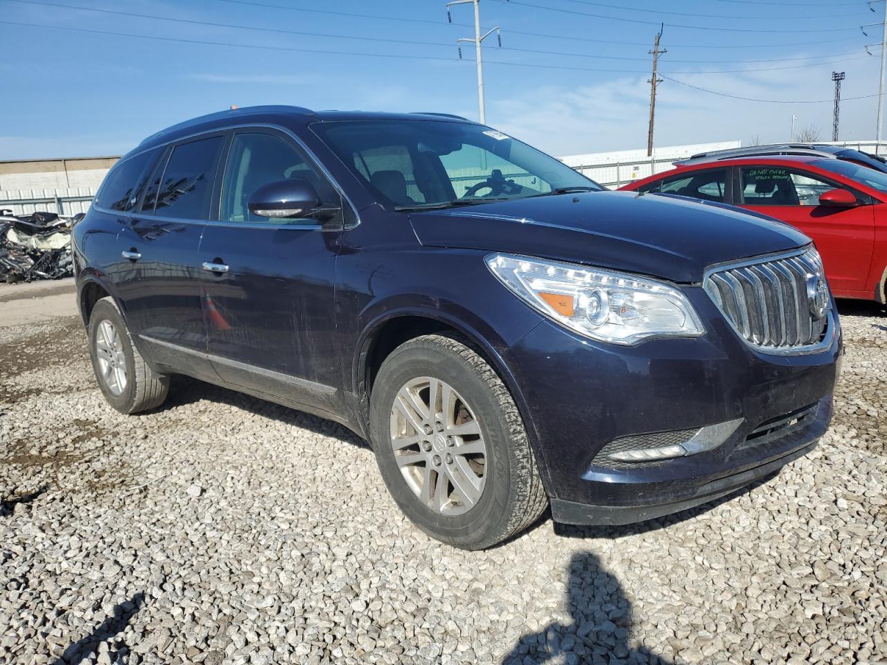 2015 Buick Enclave VIN 5GAKRAKDXFJ234641 Copart auction photo, front end damage thumbnail 4