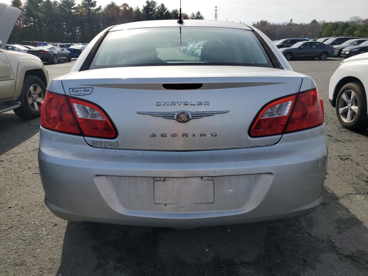 2010 Chrysler Sebring VIN 1C3CC4FB8AN158969 Copart auction photo, front end / minor dent/scratches damage thumbnail 6