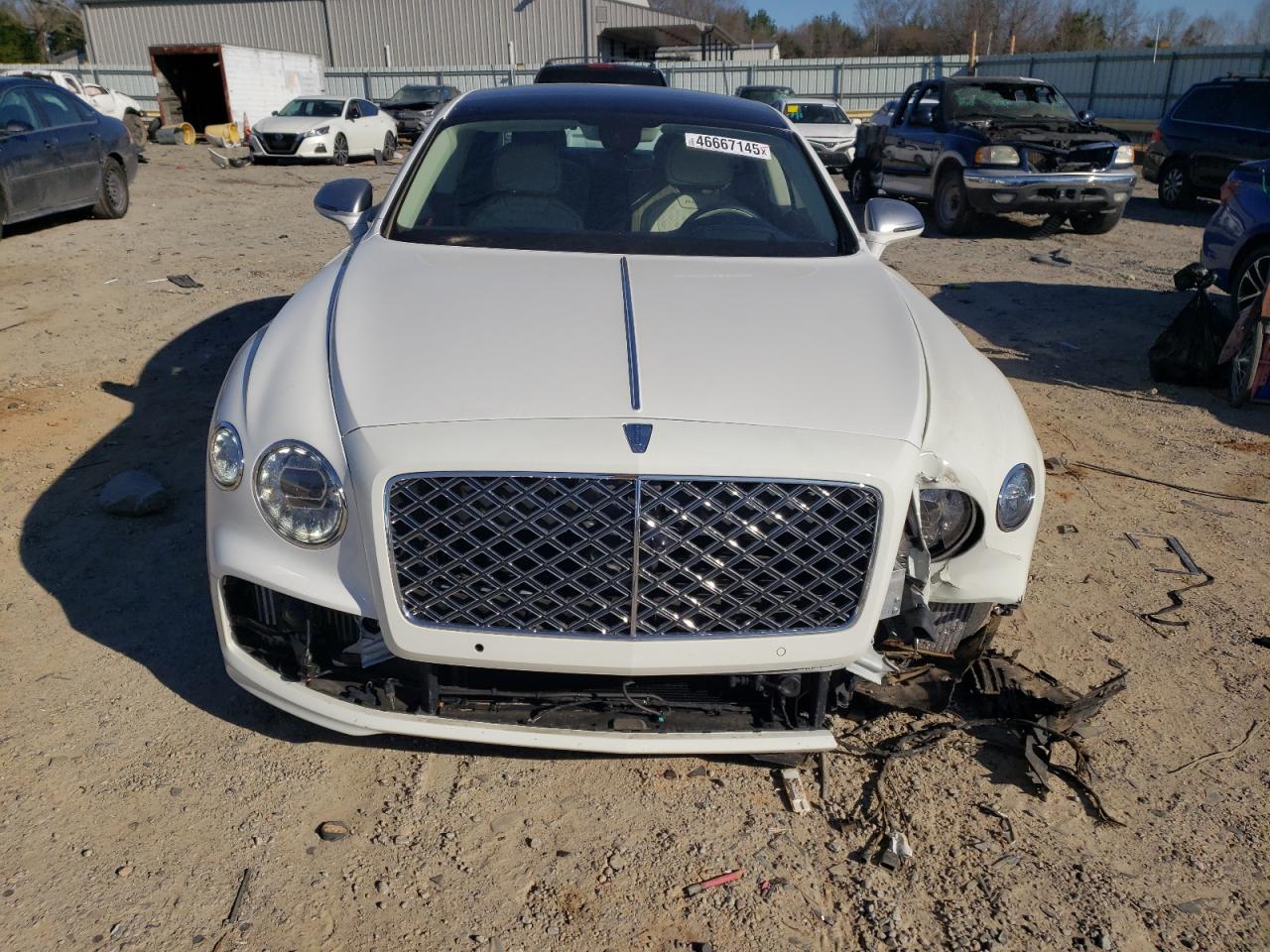 2023 Bentley Flying spur VIN SCBBB6ZG8PC010034 Copart auction photo, front end / undercarriage damage thumbnail 5