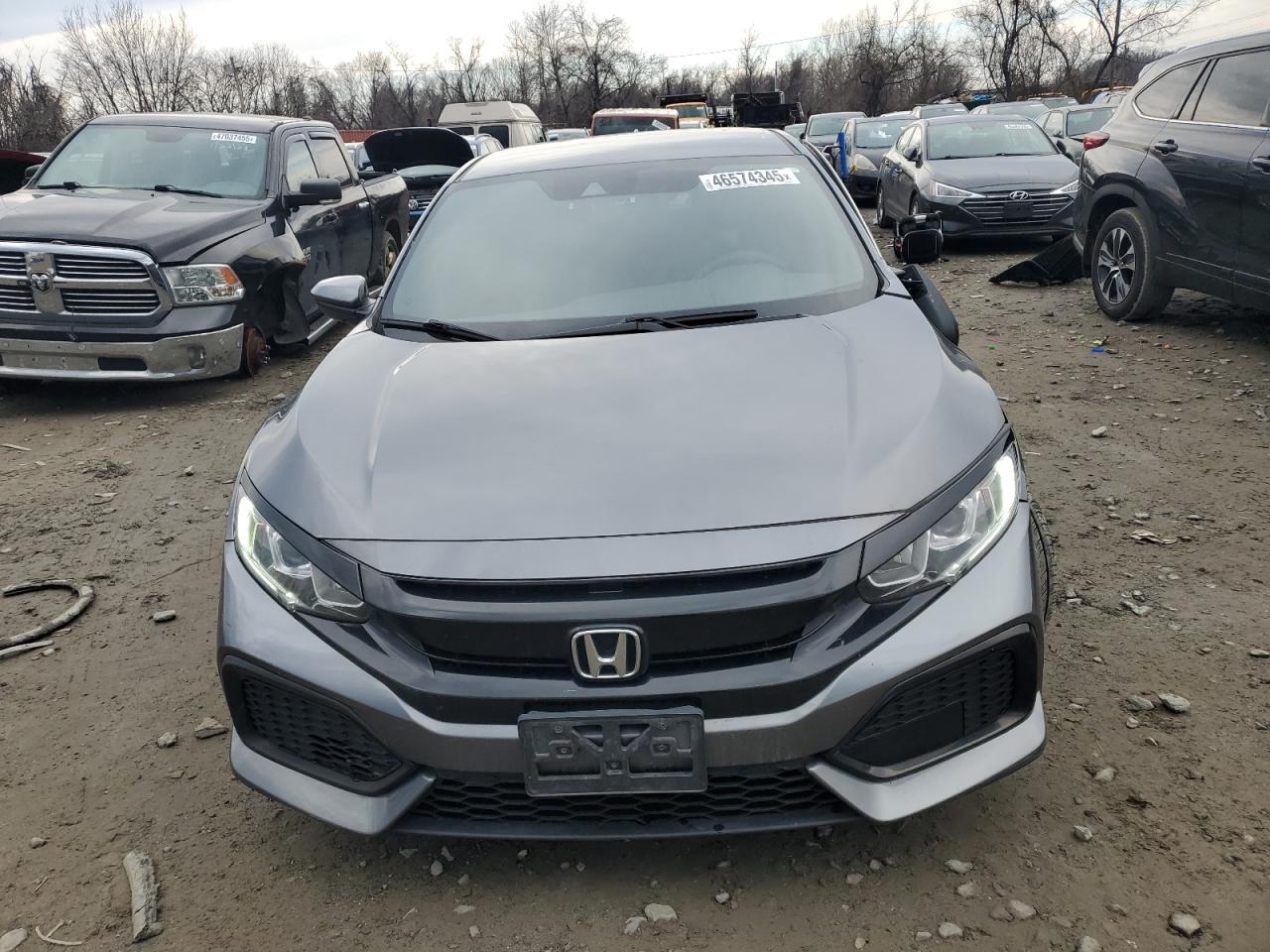2019 Honda Civic VIN SHHFK7H38KU200591 Copart auction photo, front end / side damage thumbnail 5
