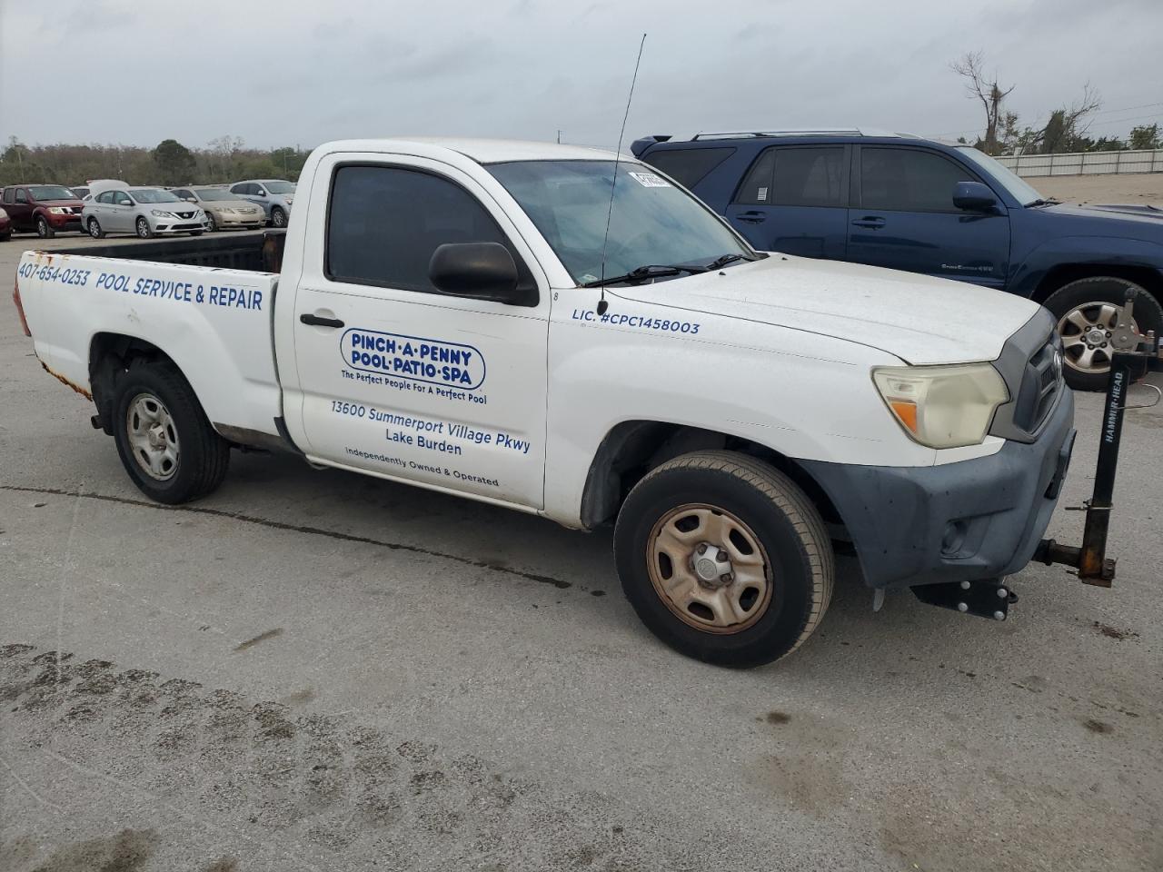 2013 Toyota Tacoma VIN 5TFNX4CN4DX023035 Copart auction photo, rear end / minor dent/scratches damage thumbnail 4