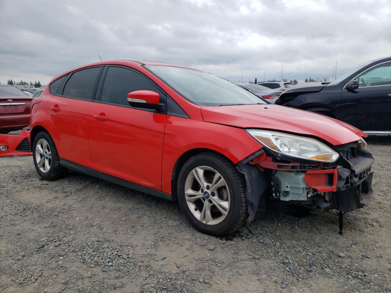 2012 Ford Focus VIN 1FAHP3K26CL468581 Copart auction photo, front end / side damage thumbnail 4