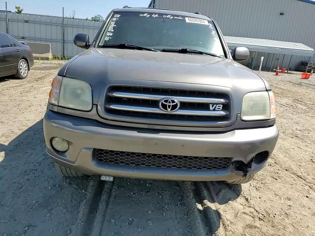 2004 Toyota Sequoia VIN 5TDZT38A74S218128 Copart auction photo, rear end damage thumbnail 11