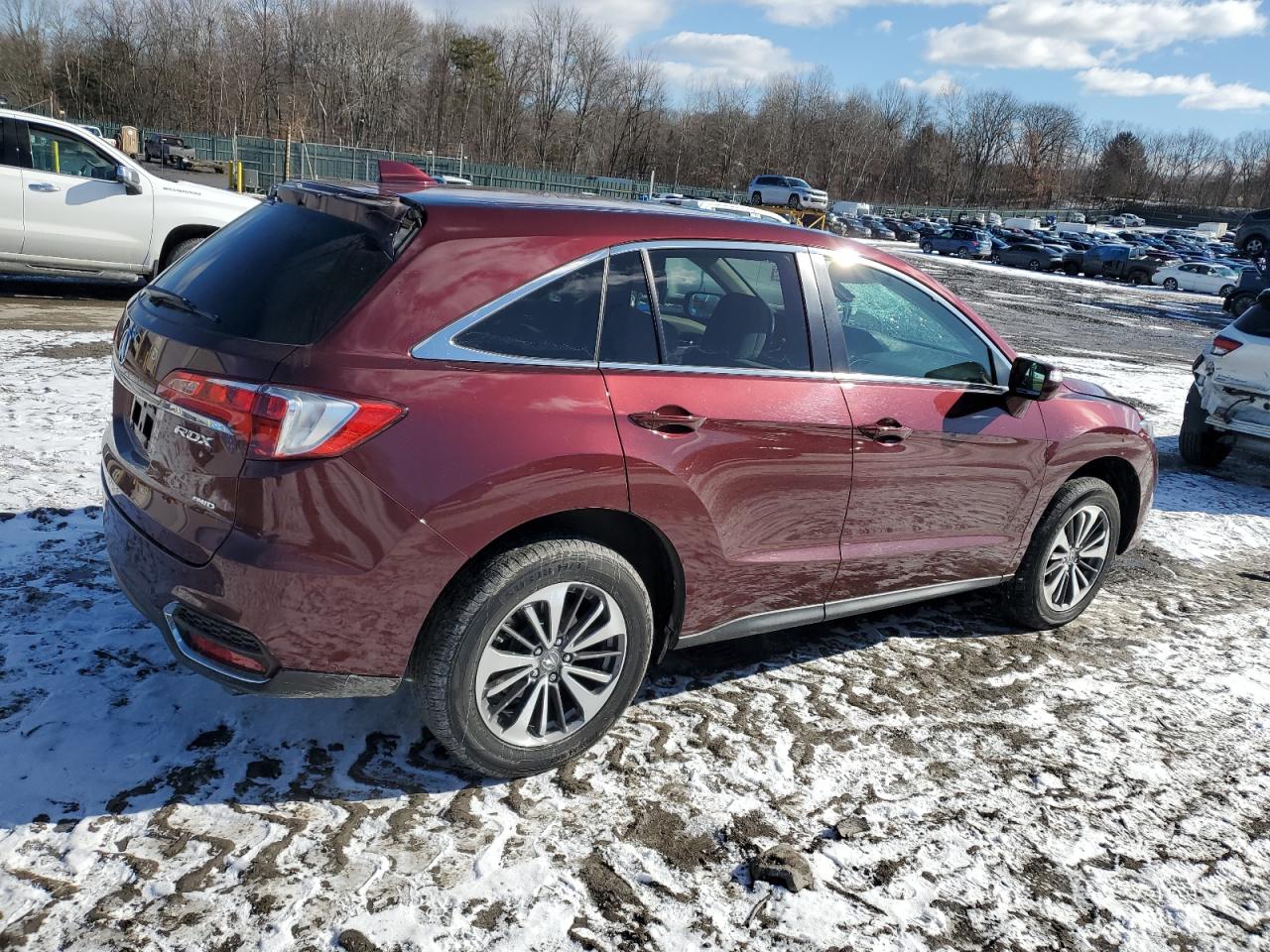 2018 Acura RDX VIN 5J8TB4H78JL018442 Copart auction photo, top/roof damage thumbnail 3