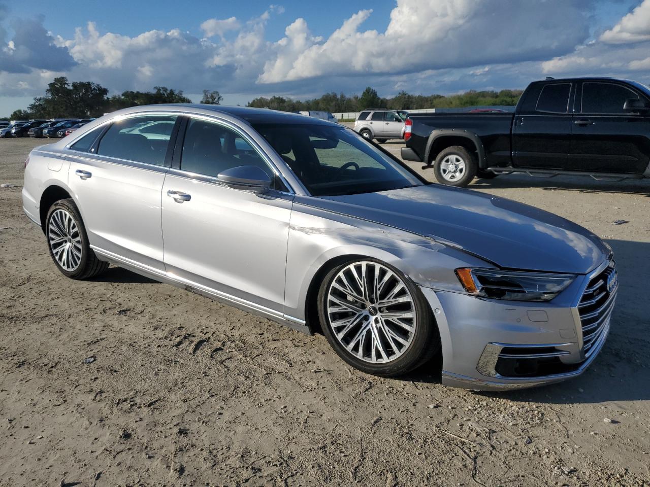 2021 Audi A8 VIN WAU8DAF84MN018145 Copart auction photo, all over damage thumbnail 4