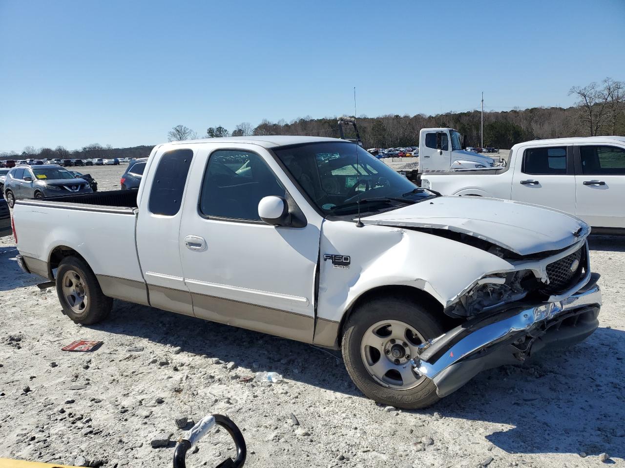 2001 Ford F-150 VIN 1FTRX17W11NB04133 Copart auction photo, front end damage thumbnail 4