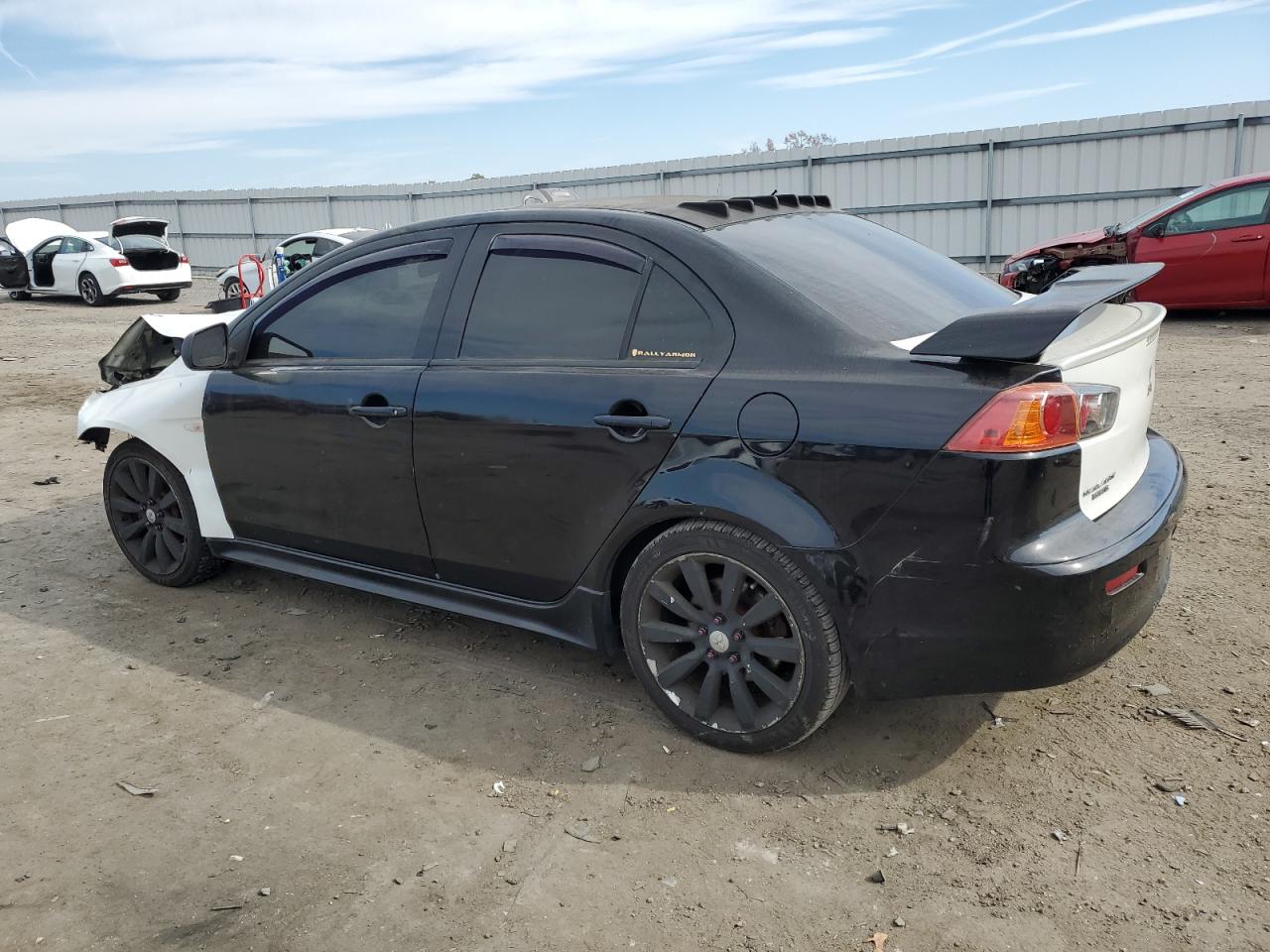 2009 Mitsubishi Lancer VIN JA3AU86WX9U018870 Copart auction photo, front end / frame damage damage thumbnail 2