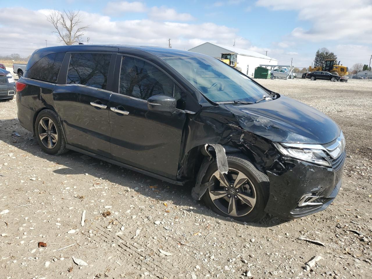 2018 Honda Odyssey VIN 5FNRL6H88JB021662 Copart auction photo, front end / rear end damage thumbnail 4