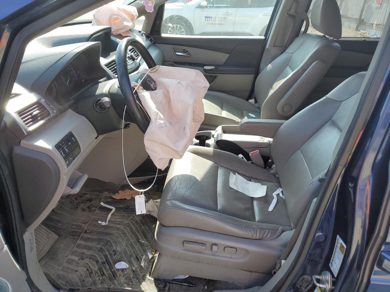 2014 Honda Odyssey VIN 5FNRL5H94EB098828 Copart auction photo, front end damage thumbnail 7