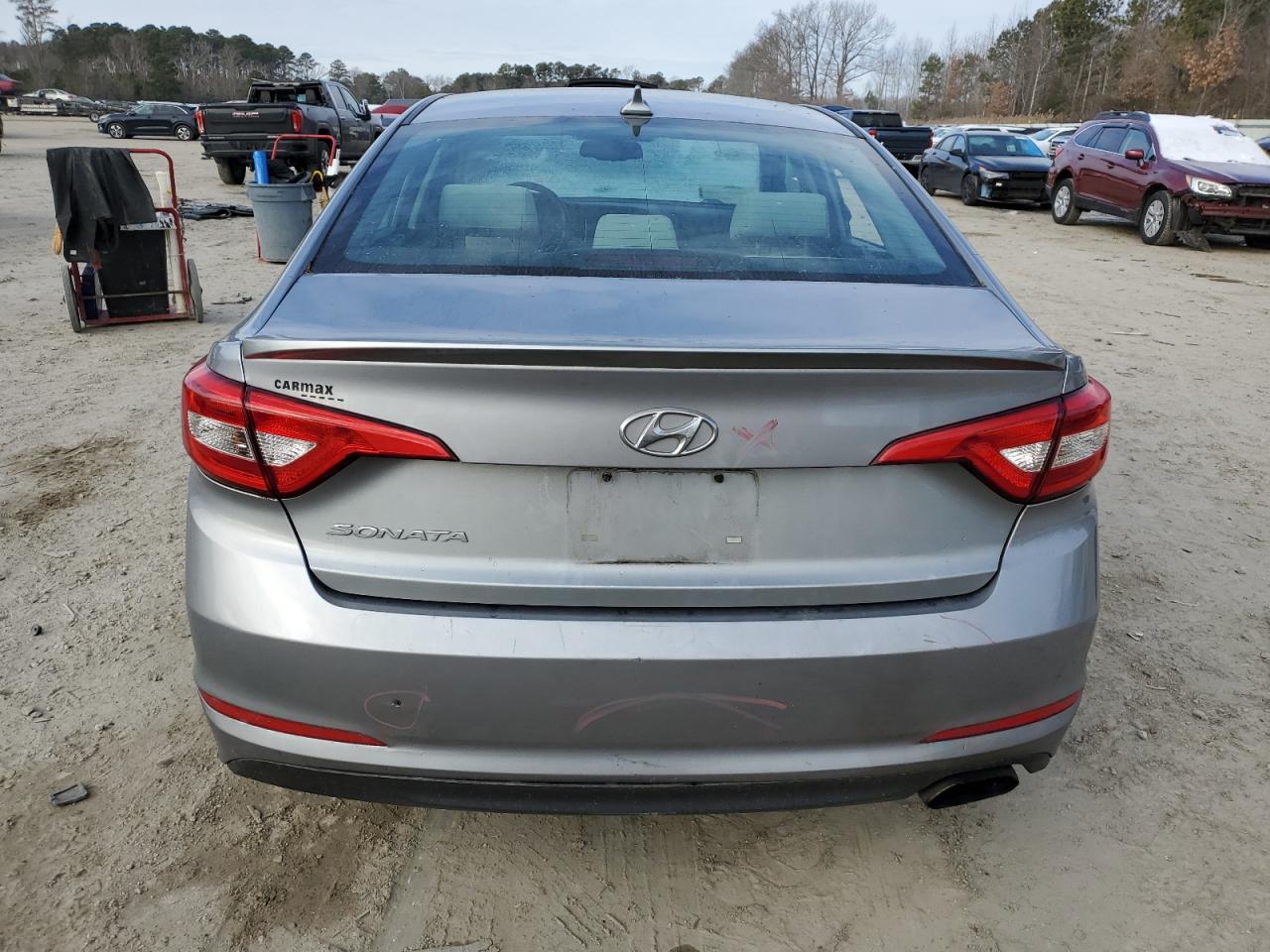 2016 Hyundai Sonata VIN 5NPE24AF6GH332435 Copart auction photo, front end damage thumbnail 6