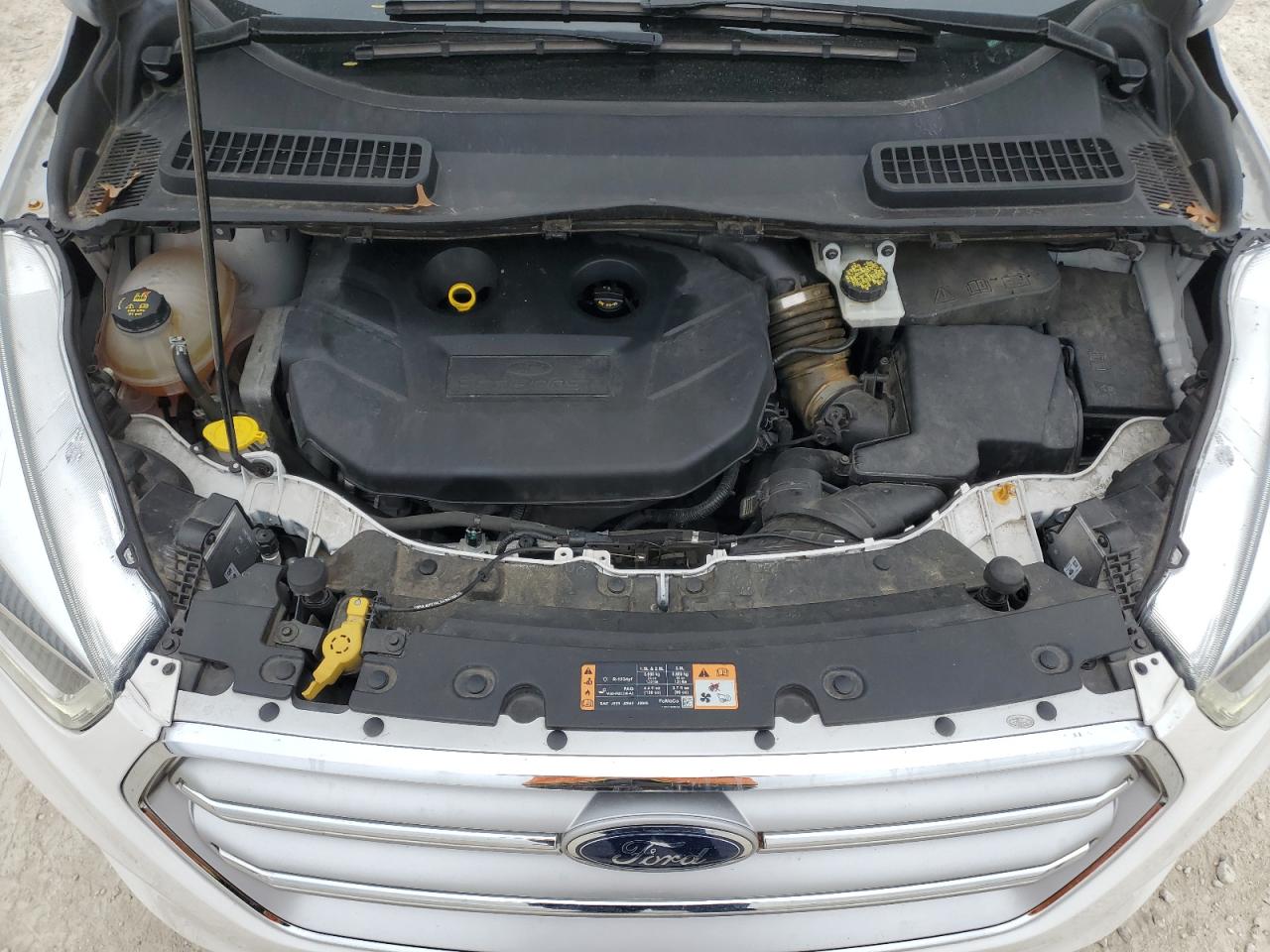 2017 Ford Escape VIN 1FMCU0J98HUB79130 Copart auction photo, all over damage thumbnail 12
