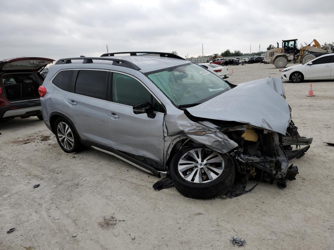 2019 Subaru Ascent VIN 4S4WMAJD4K3475623 Copart auction photo, front end / side damage thumbnail 4