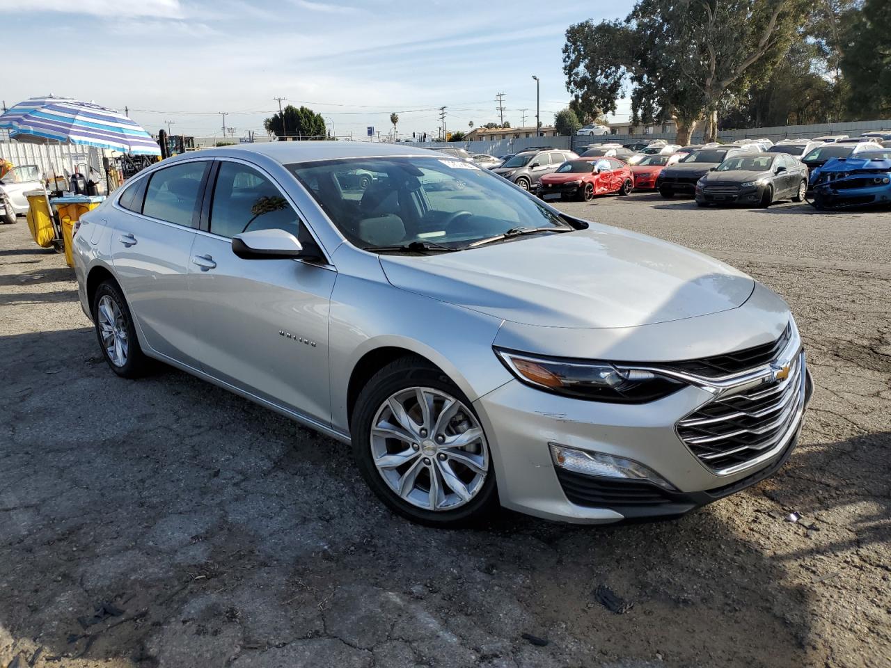 2022 Chevrolet Malibu VIN 1G1ZD5ST2NF134473 Copart auction photo, front end / side damage thumbnail 4