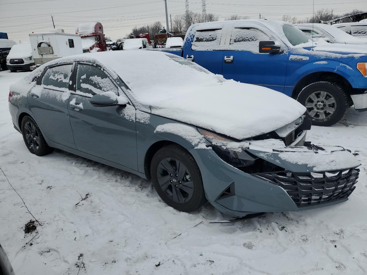 2023 Hyundai Elantra VIN KMHLM4AJ4PU038670 Copart auction photo, front end damage thumbnail 4