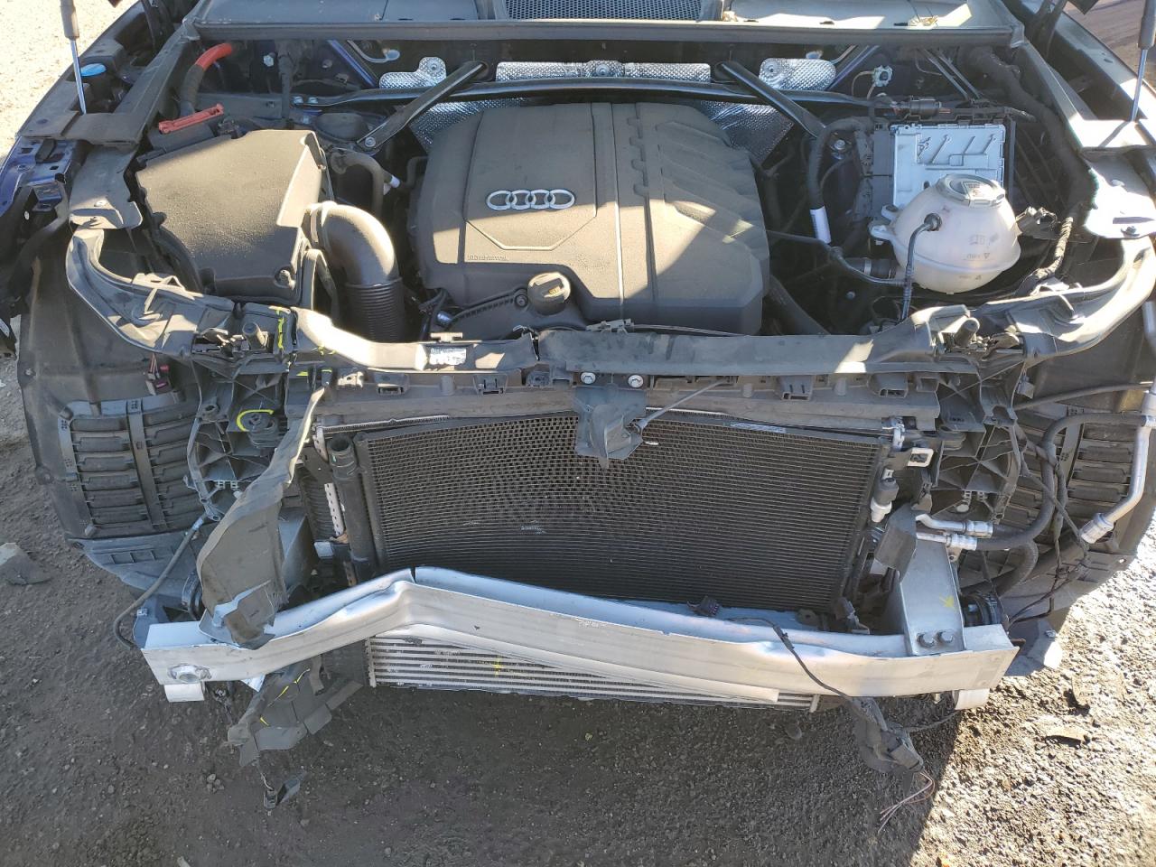 2021 Audi Q5 VIN WA1AAAFY9M2010860 Copart auction photo, front end damage thumbnail 12
