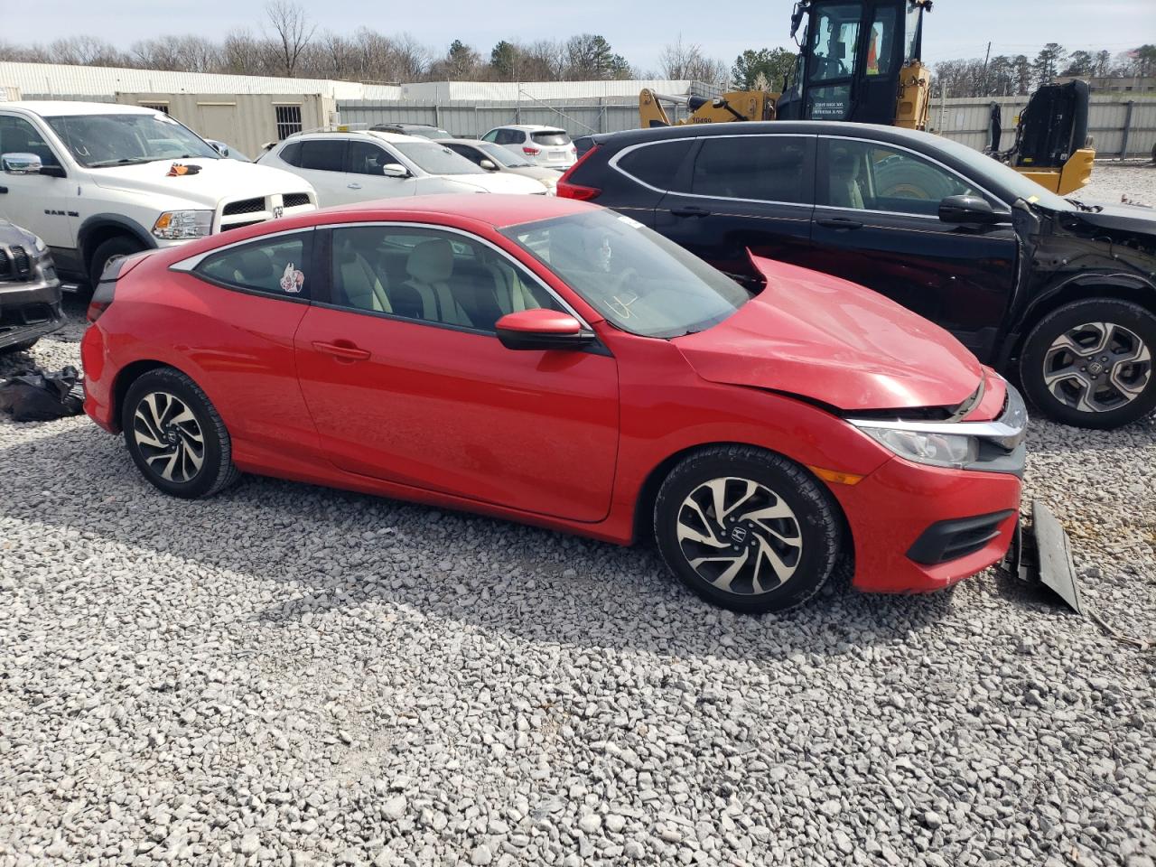 2017 Honda Civic VIN 2HGFC4B56HH311703 Copart auction photo, front end damage thumbnail 4