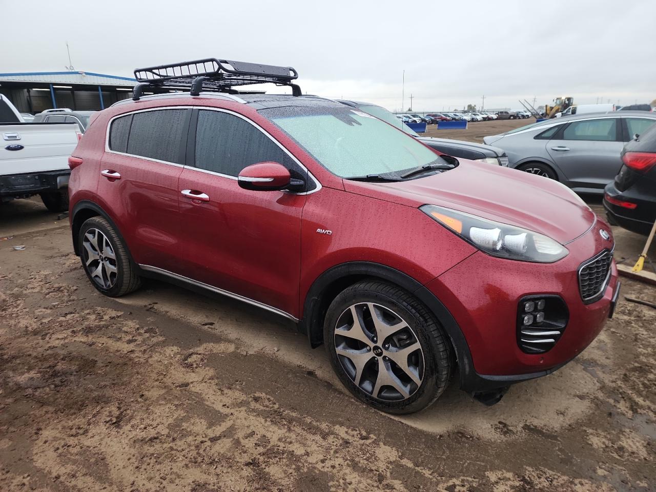 2017 KIA Sportage VIN KNDPRCA68H7092521 Copart auction photo, front end damage thumbnail 4