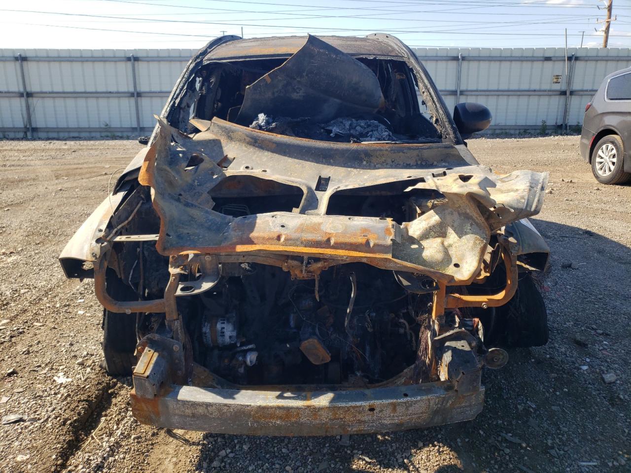 2010 Jeep Compass VIN 1J4NF4FB1AD672772 Copart auction photo, burn / burn - engine damage thumbnail 5