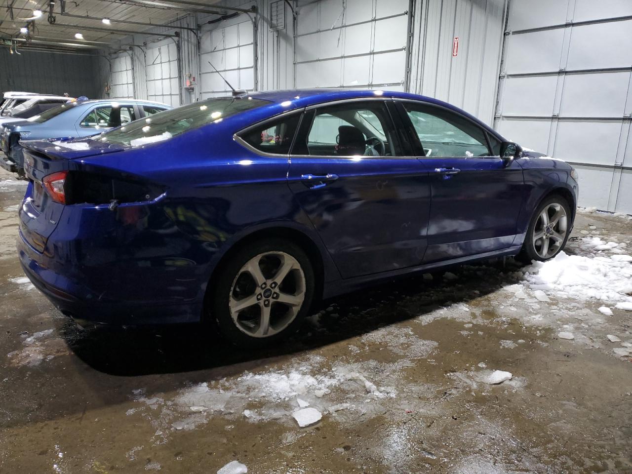 2016 Ford Fusion VIN 3FA6P0H71GR249107 Copart auction photo, rear end / side damage thumbnail 3