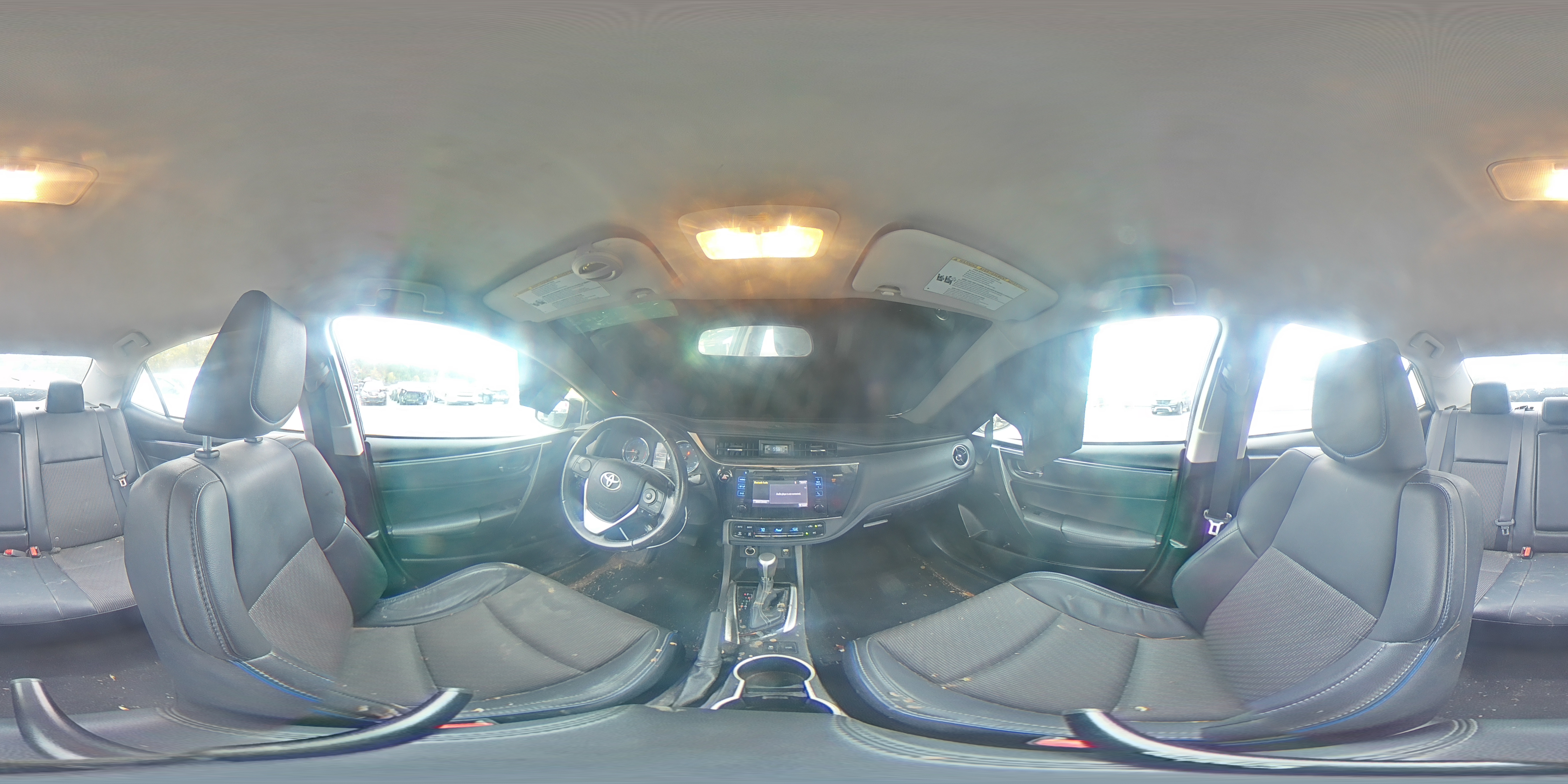 2017 Toyota Corolla VIN 5YFBURHE8HP733433 Copart auction photo, all over damage thumbnail 13