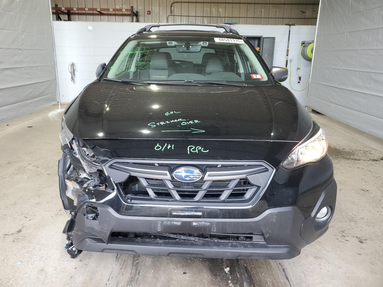 2023 Subaru XV VIN JF2GTHSC3PH303802 Copart auction photo, front end / all over damage thumbnail 5