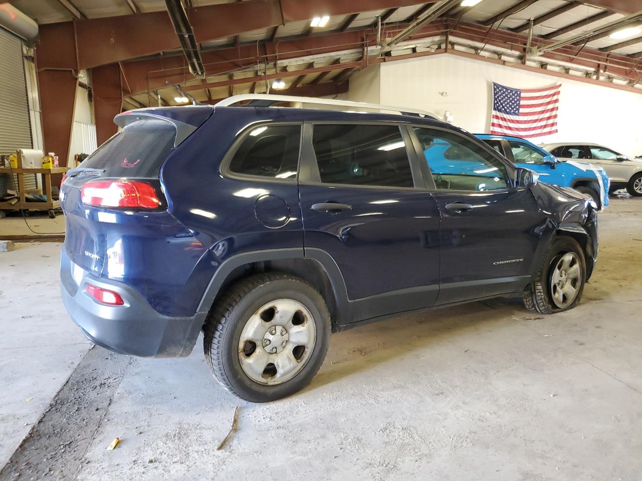 2015 Jeep Grand Cherokee VIN 1C4PJMAB7FW605707 Copart auction photo, front end / mechanical damage thumbnail 3