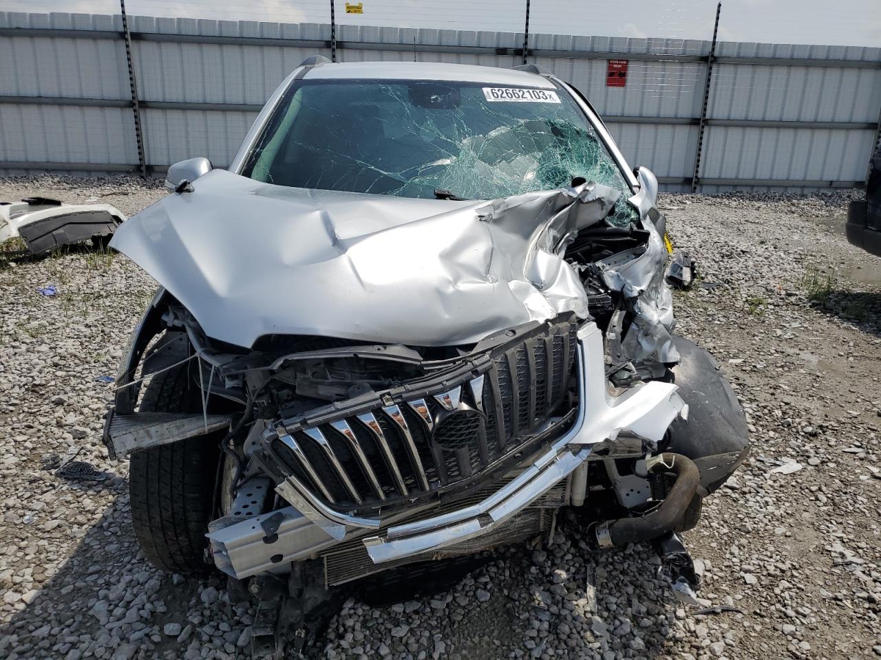 2014 Buick Encore VIN KL4CJASB3EB781102 Copart auction photo, front end damage thumbnail 5