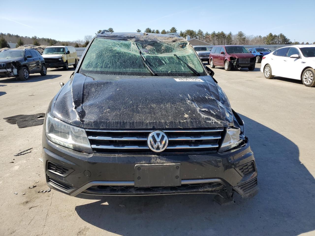2019 Volkswagen Tiguan VIN 3VV2B7AX7KM053027 Copart auction photo, rollover damage thumbnail 5