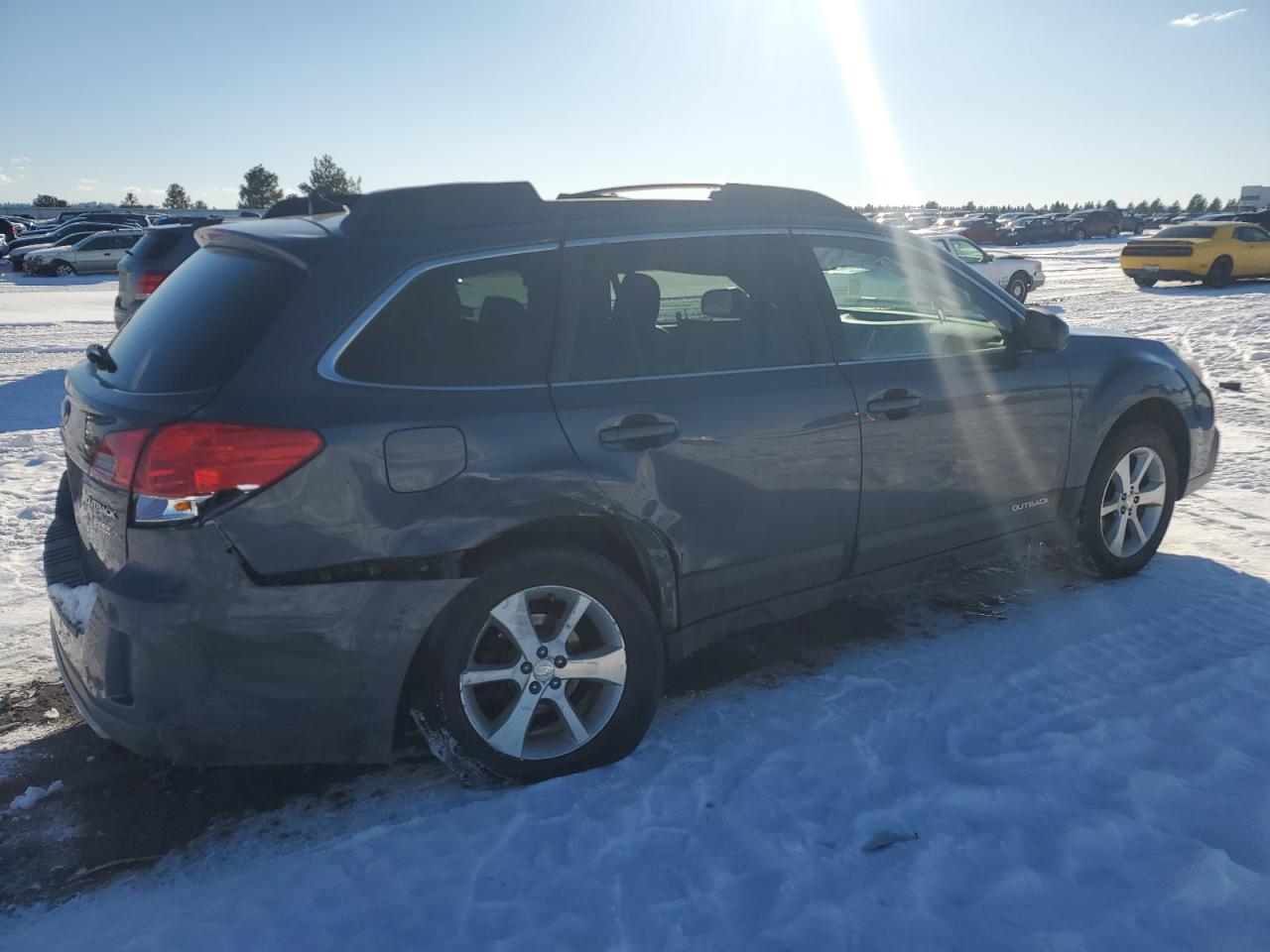 2014 Subaru Outback VIN 4S4BRBNC6E3319501 Copart auction photo, side damage thumbnail 3