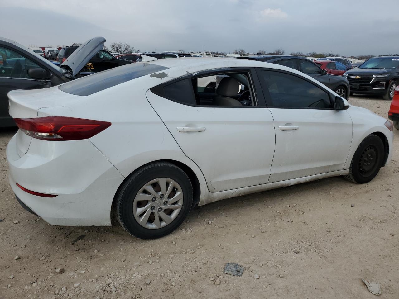 2017 Hyundai Elantra VIN 5NPD74LF0HH166179 Copart auction photo, vandalism / minor dent/scratches damage thumbnail 3