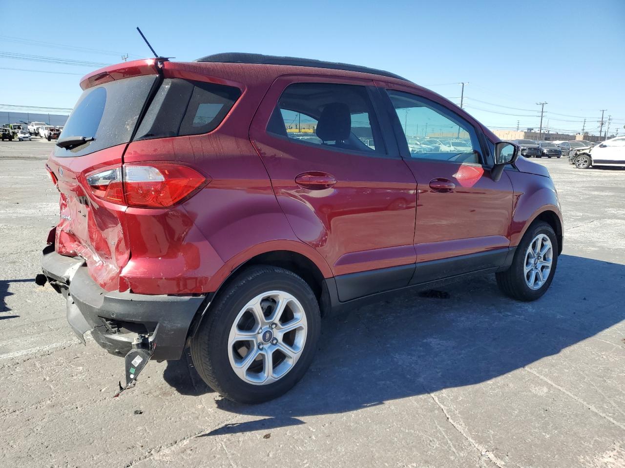 2021 Ford EcoSport VIN MAJ3S2GE6MC398426 Copart auction photo, rear end damage thumbnail 3