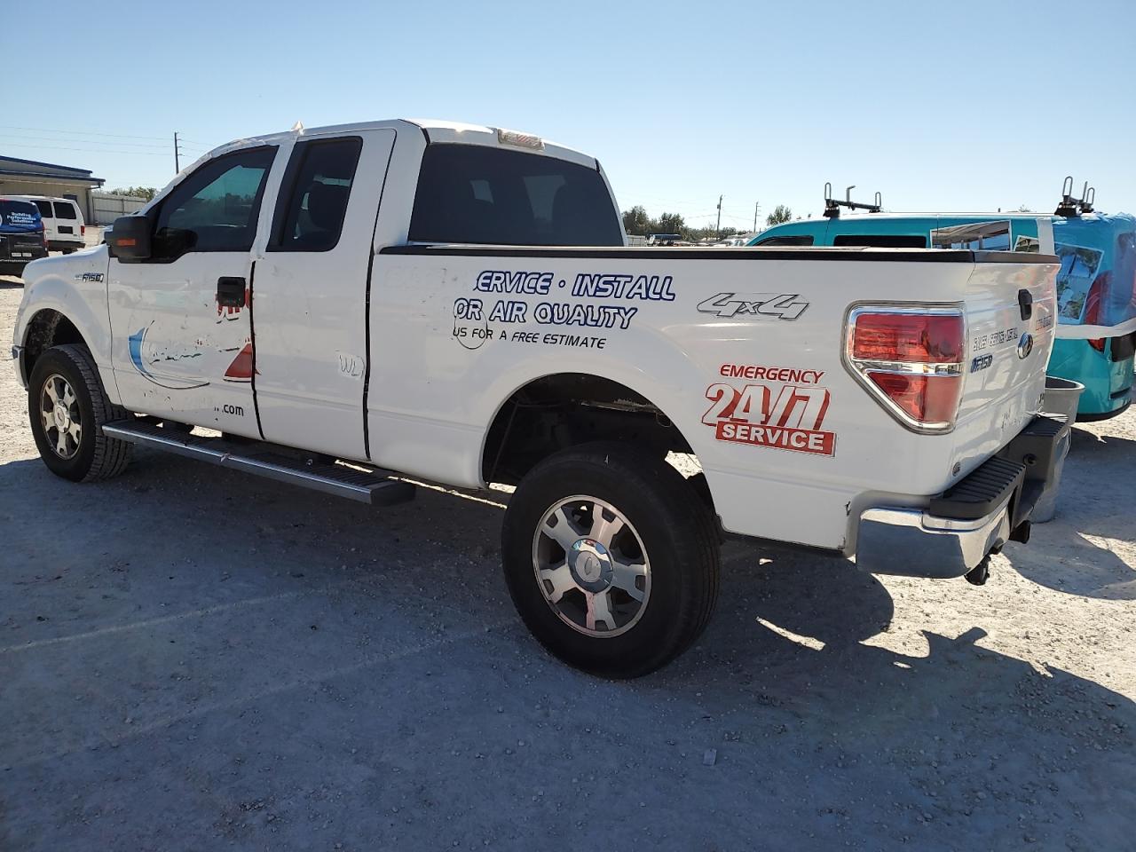 2010 Ford F-150 VIN 1FTFX1EV0AKE01232 Copart auction photo, water/flood damage thumbnail 2