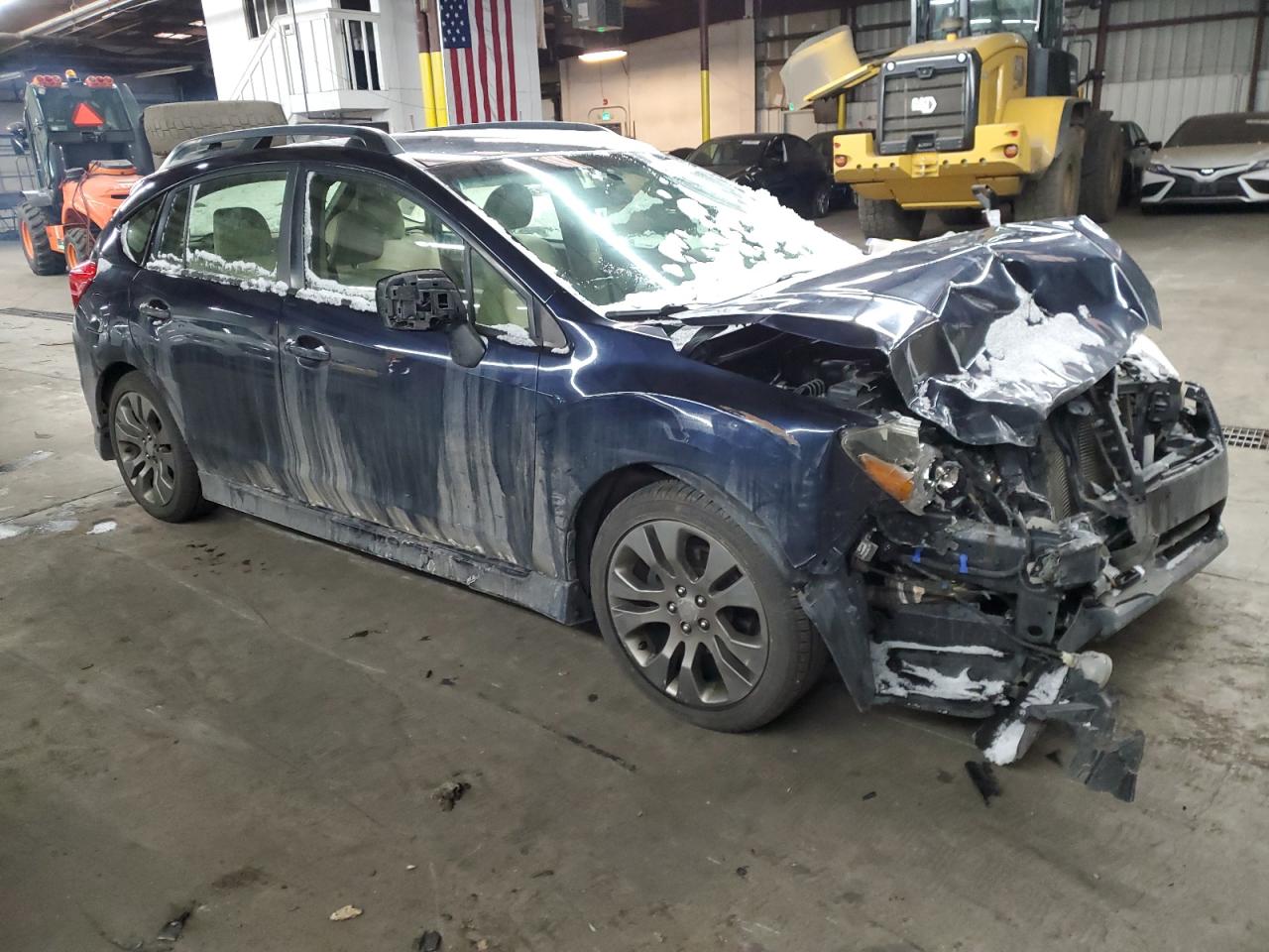 2014 Subaru Impreza VIN JF1GPAL68EH280135 Copart auction photo, front end damage thumbnail 4
